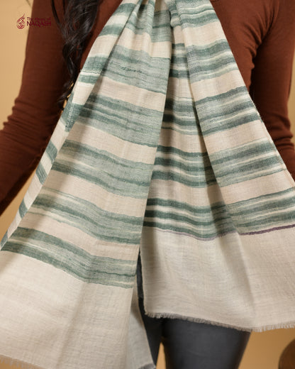 Verdant Stripes Luxe Muffler