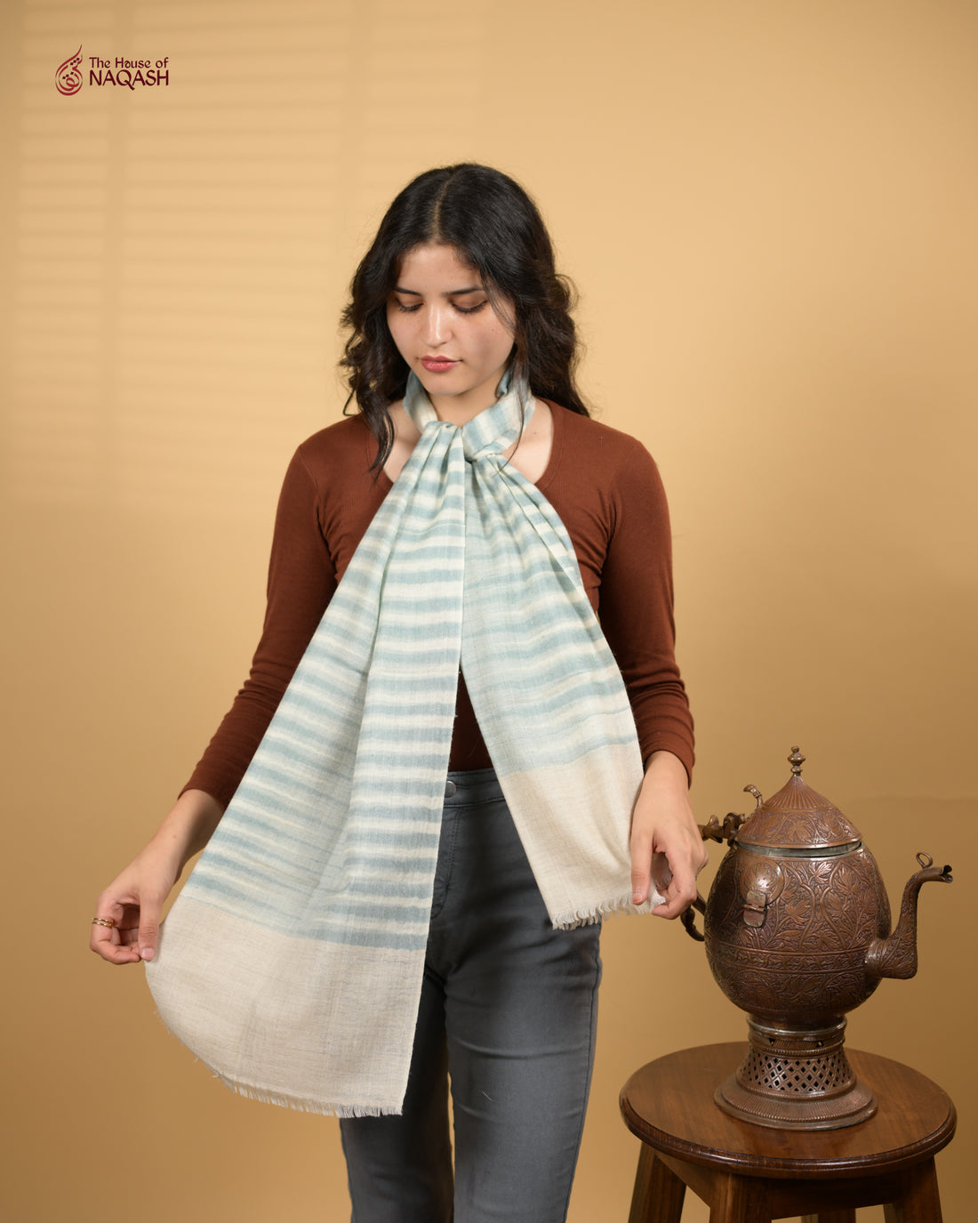 Serene Sky Veil Wrap