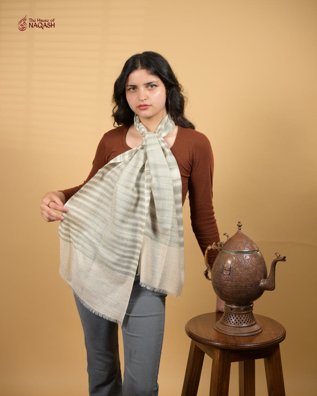 Posh Greyscale Elegance Wrap