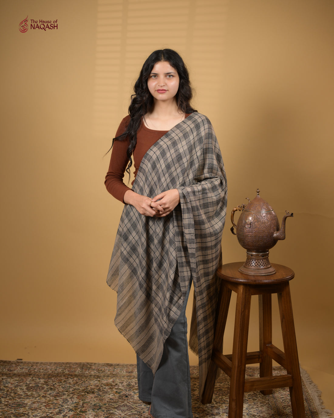 Tawny Striped Wrap