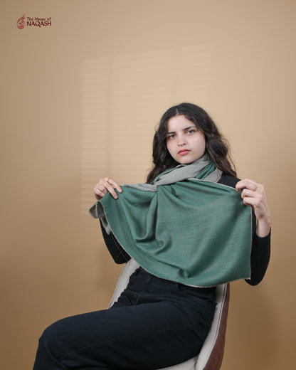 Reversible Greenwood &amp; Graphite Stole