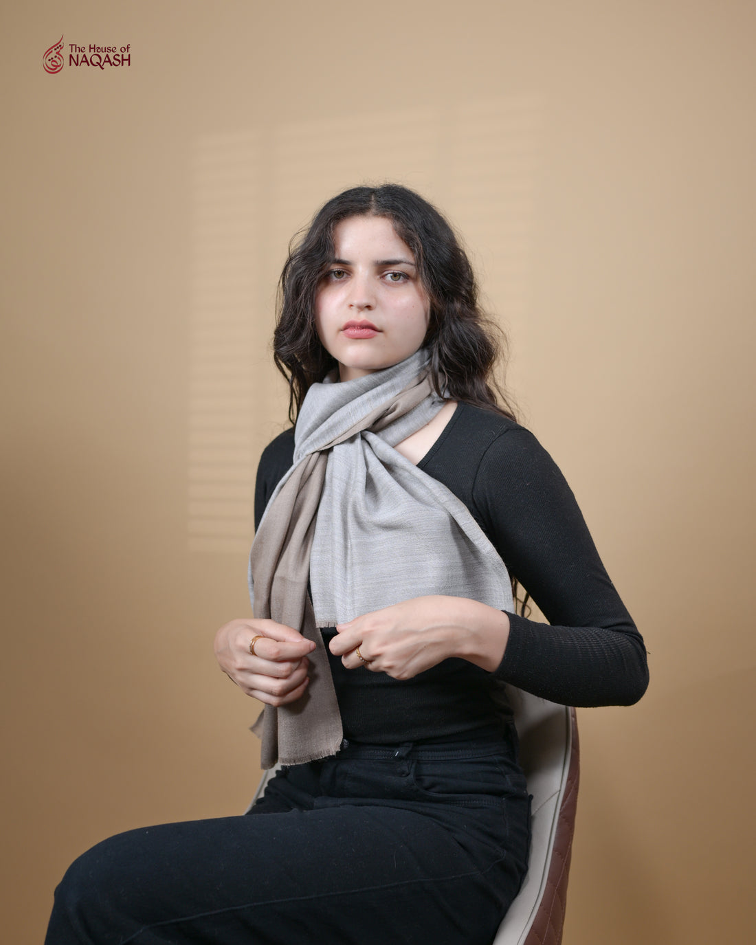 Stone &amp; Sand Reversible Scarf
