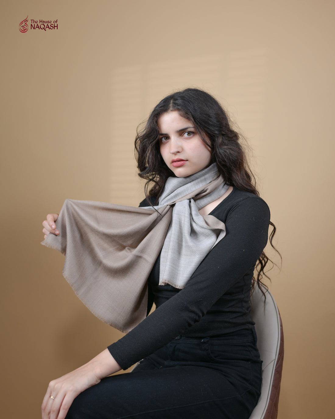 Stone &amp; Sand Reversible Scarf