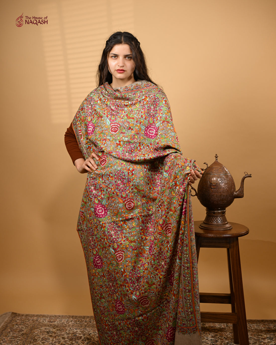 Topaz GI Pashmina Shawl