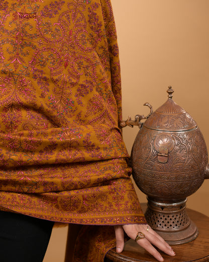 Mustarad Jama GI Pashmina Shawl