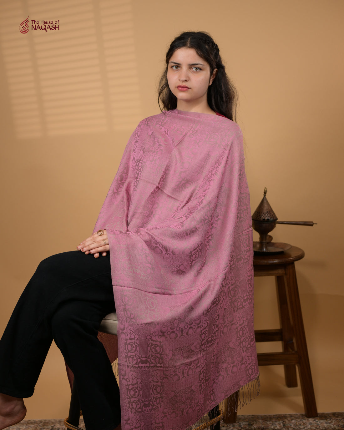 Blushwave Stripes Stole