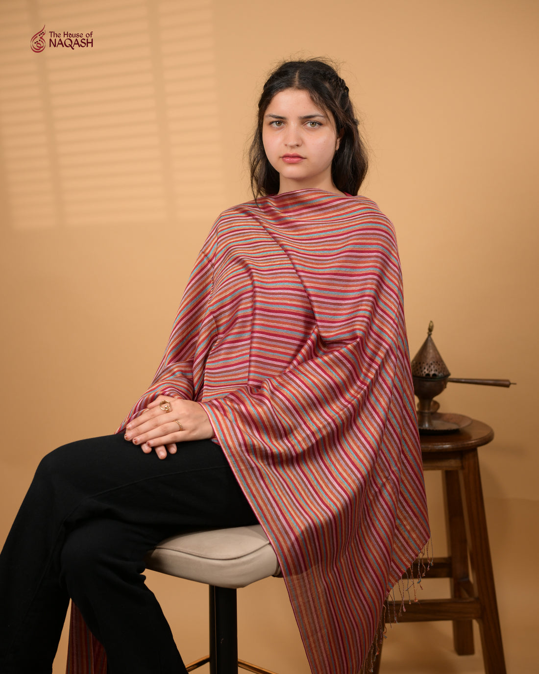 Prismatic Reverie Wool Stole