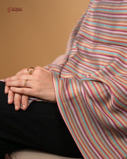 Vivid Mirage Wool Stole