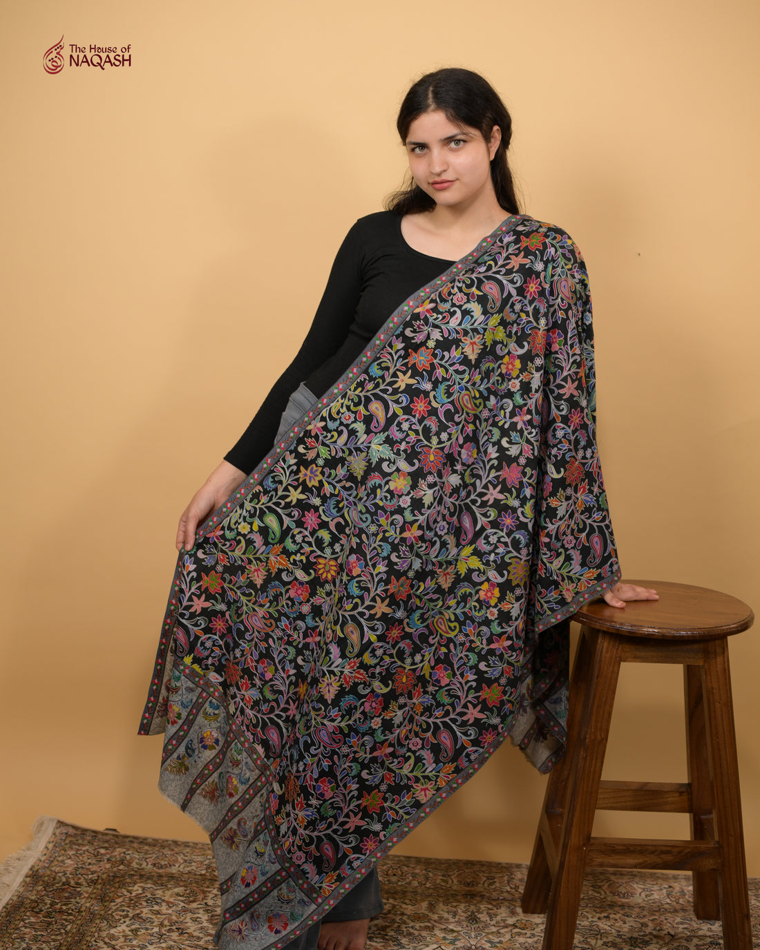 Epic Elegance Kalamkari Stole