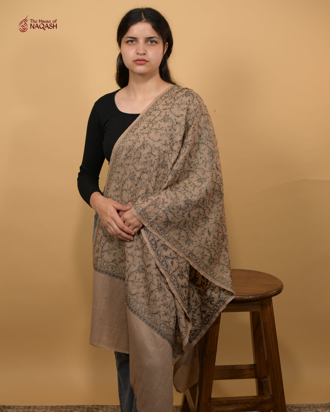 Cinnamon Twilight Jaaldar Stole