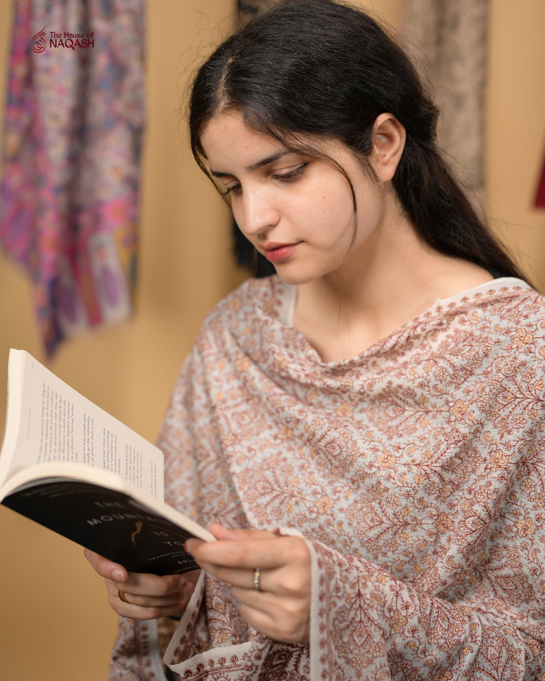 Snowfall Serenity Jaldar Drape