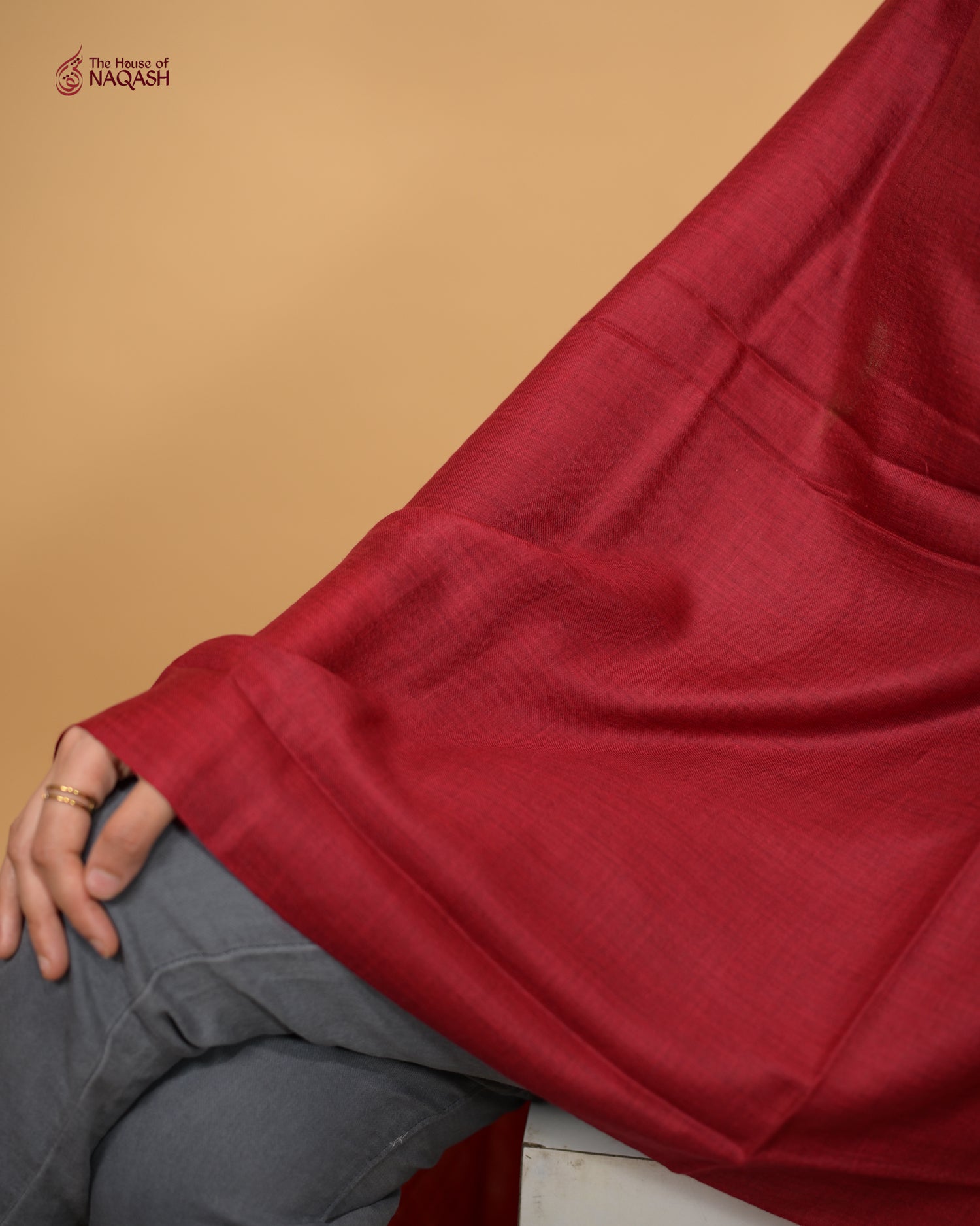 Crimson Elegance Wrap