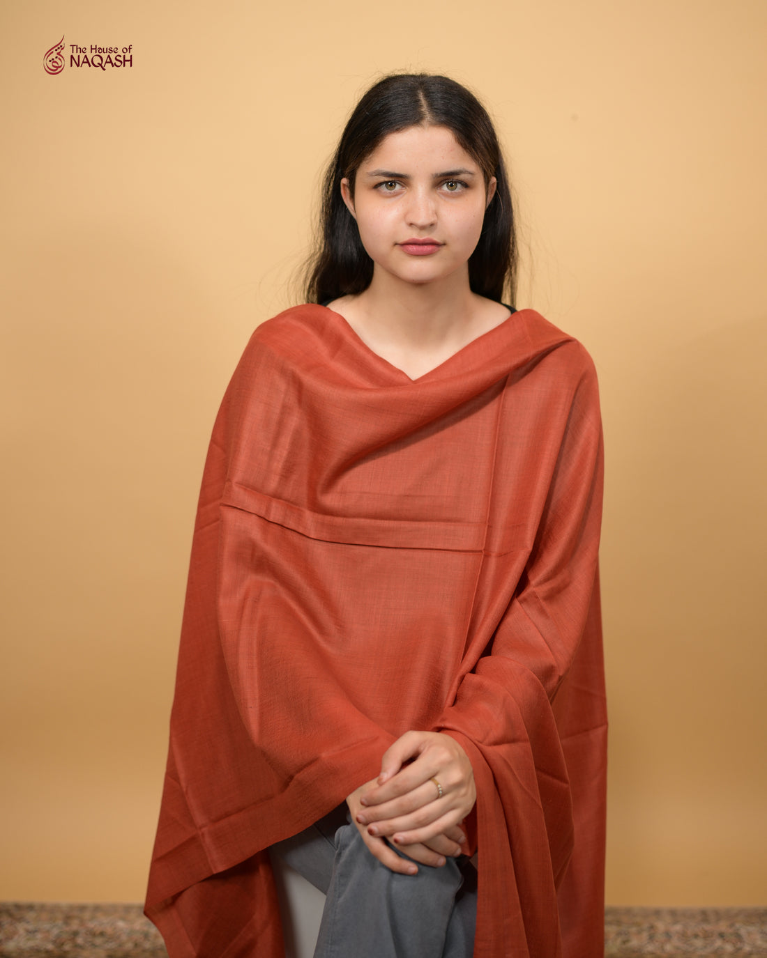 Saffron Elegance Drape