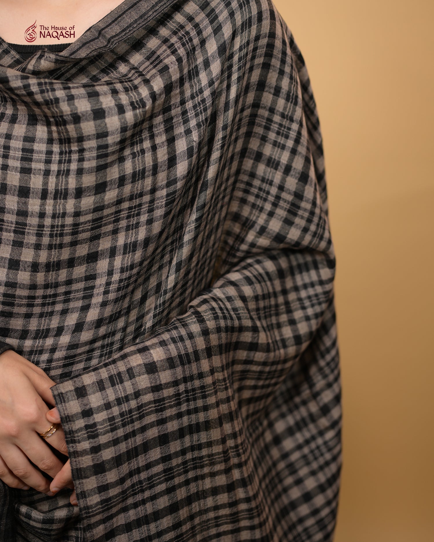 Black and Grey Checkdar