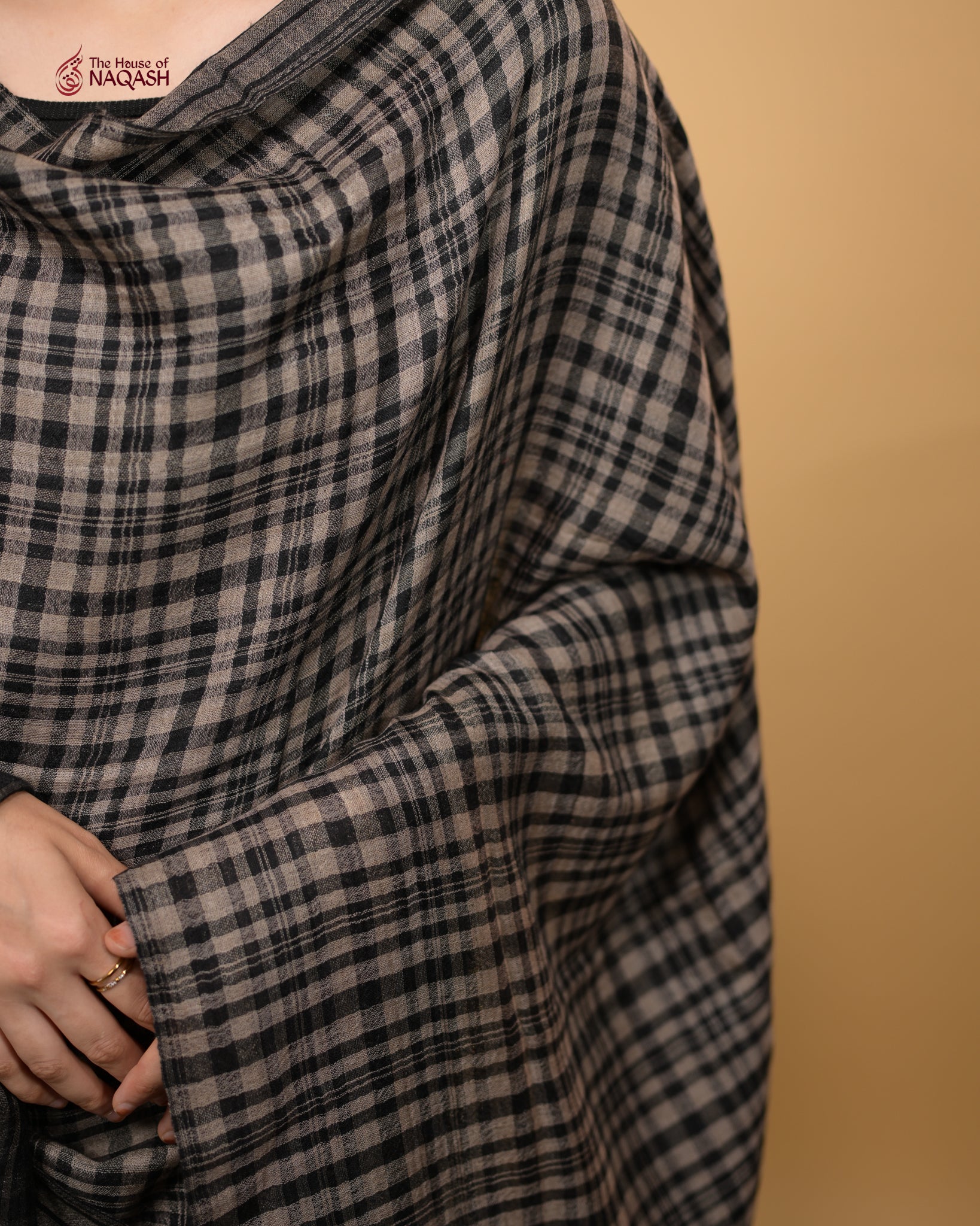 Black and Grey Checkdar