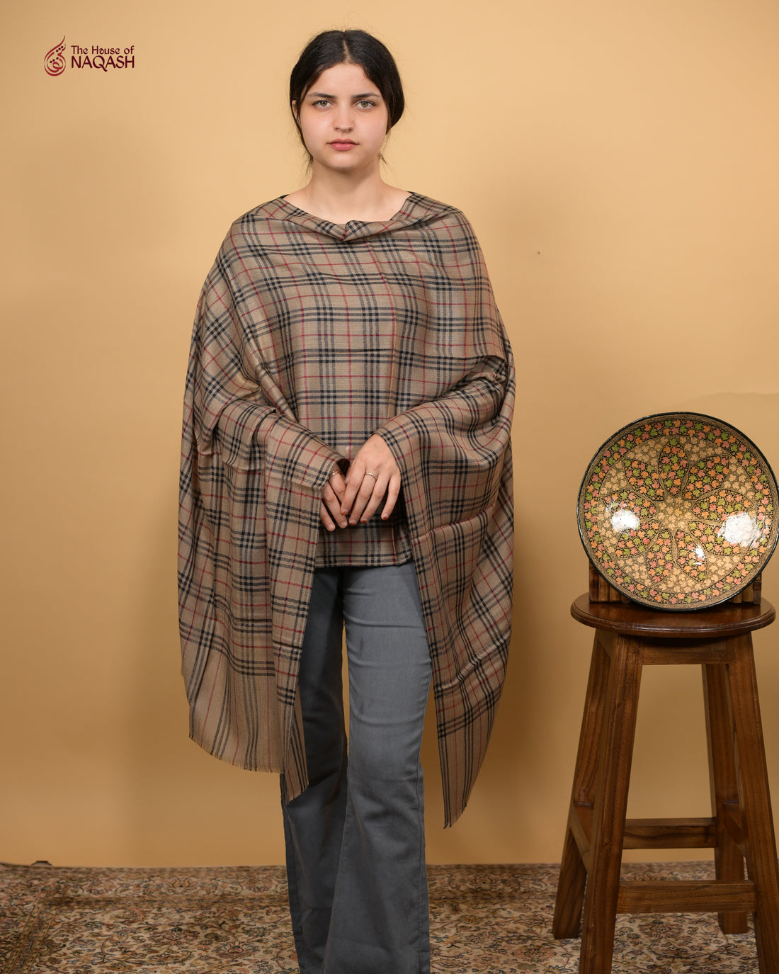 Espresso Shadow Stripes Wrap