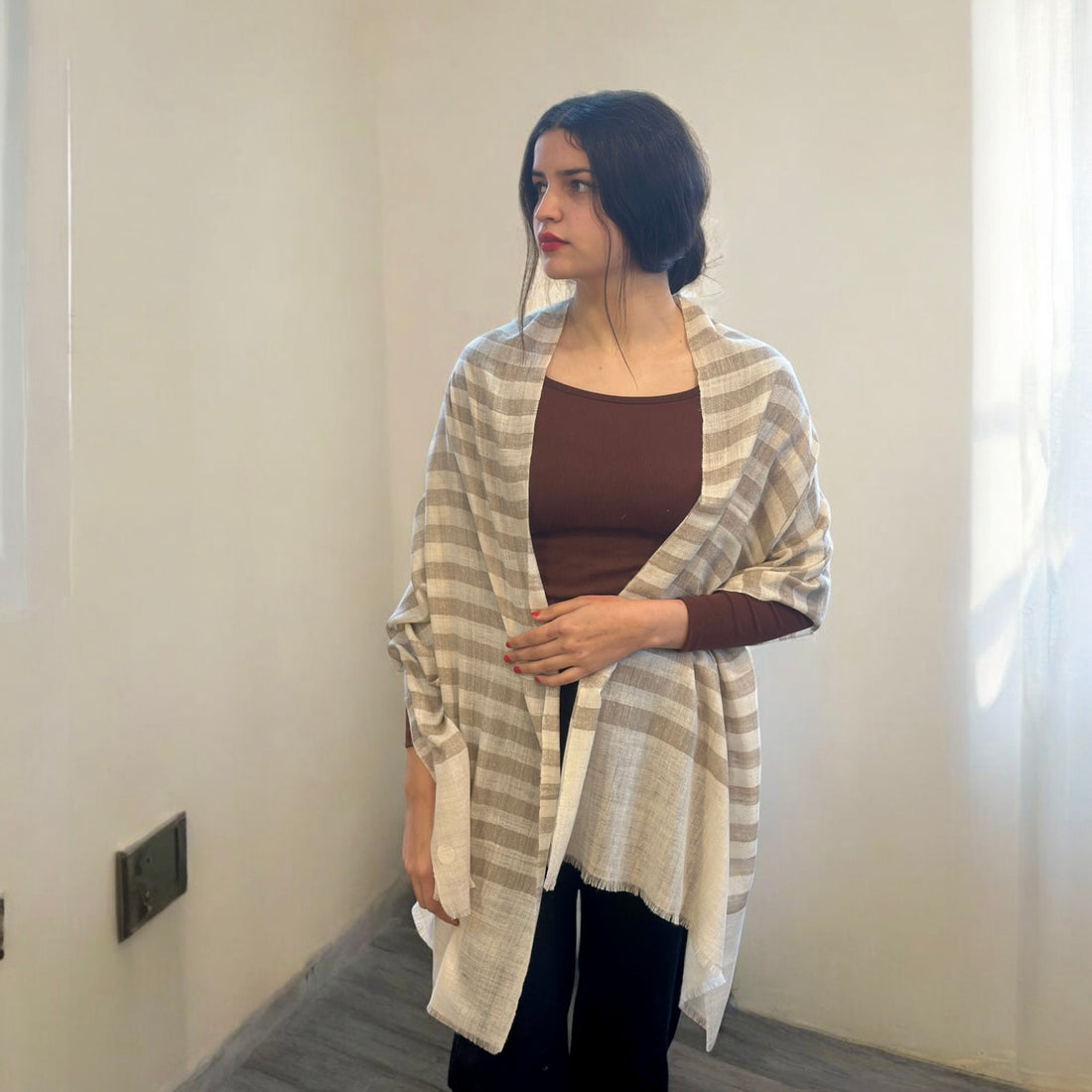 Ethereal Weave Pashmina Stole