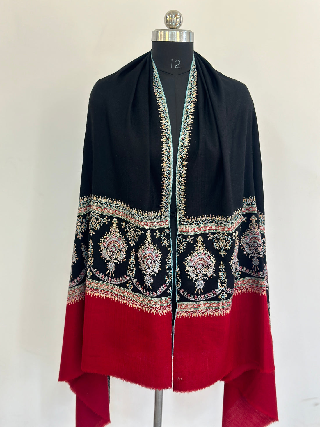 Obsidian Rose GI Pashmina Shawl