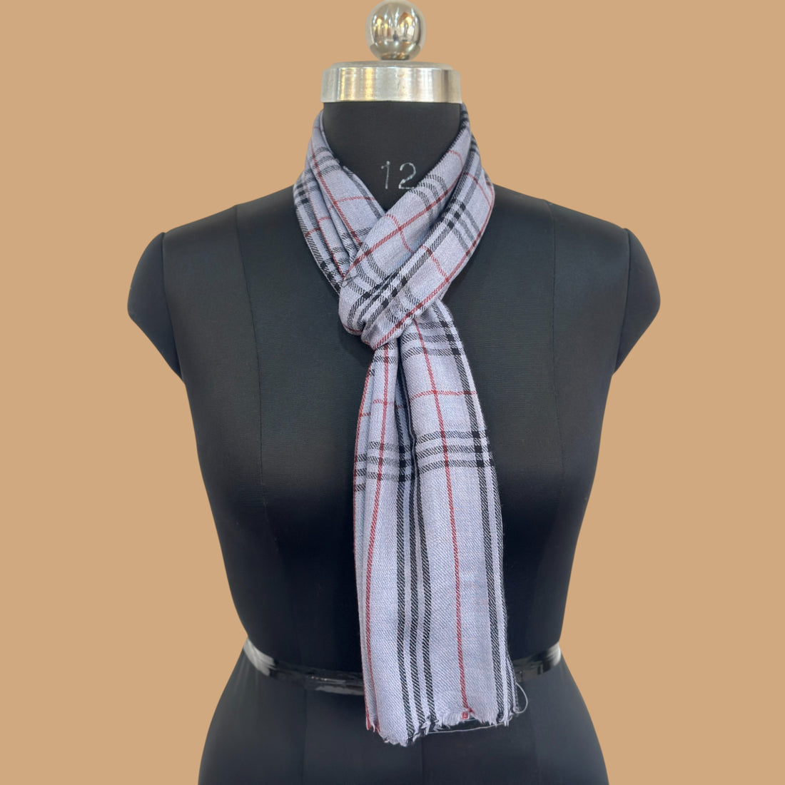 Midnight Indigo Wool Scarf