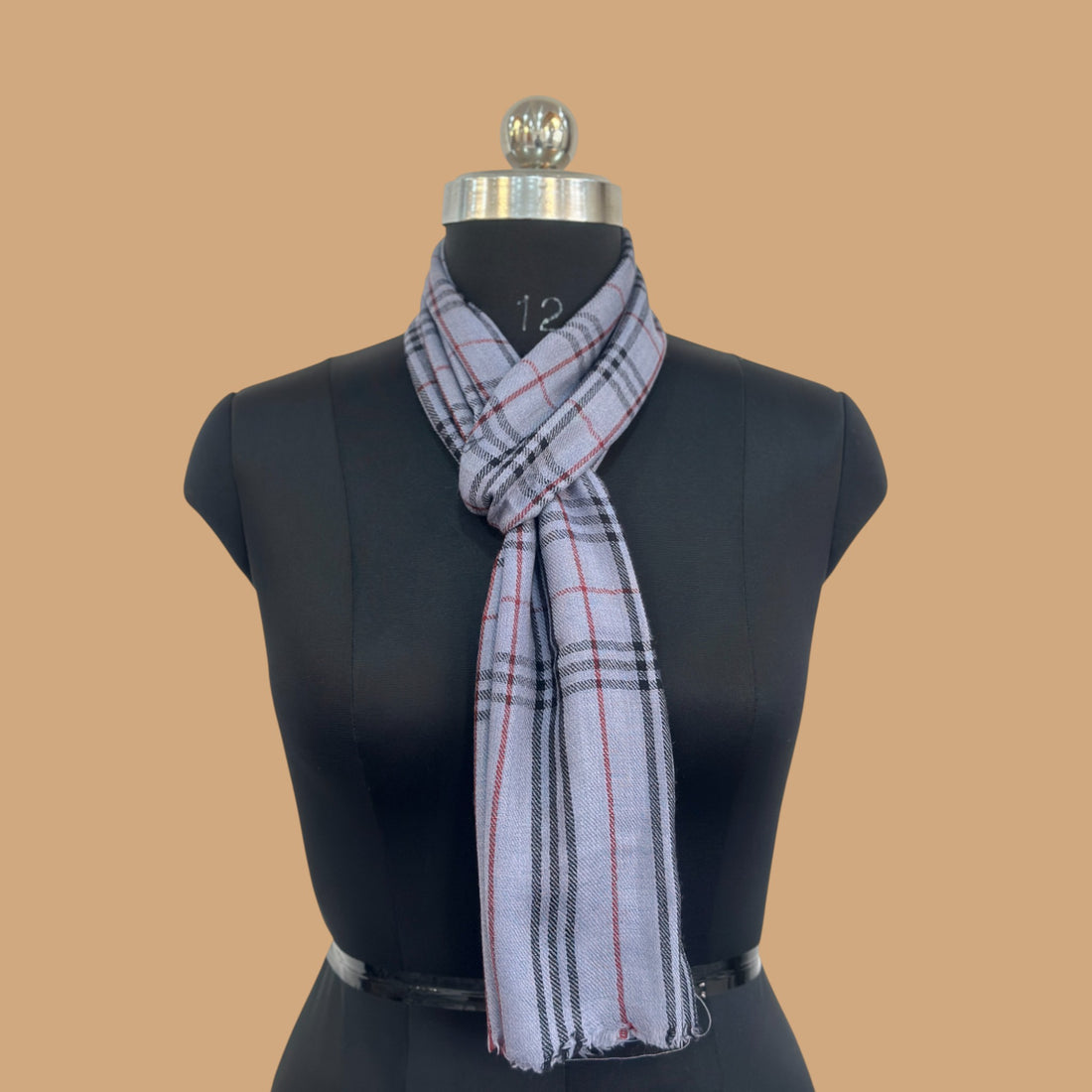 Midnight Indigo Wool Scarf