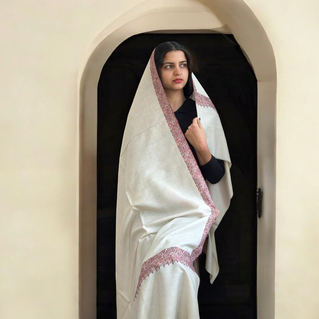 Crystal Cascade GI Pashmina Shawl