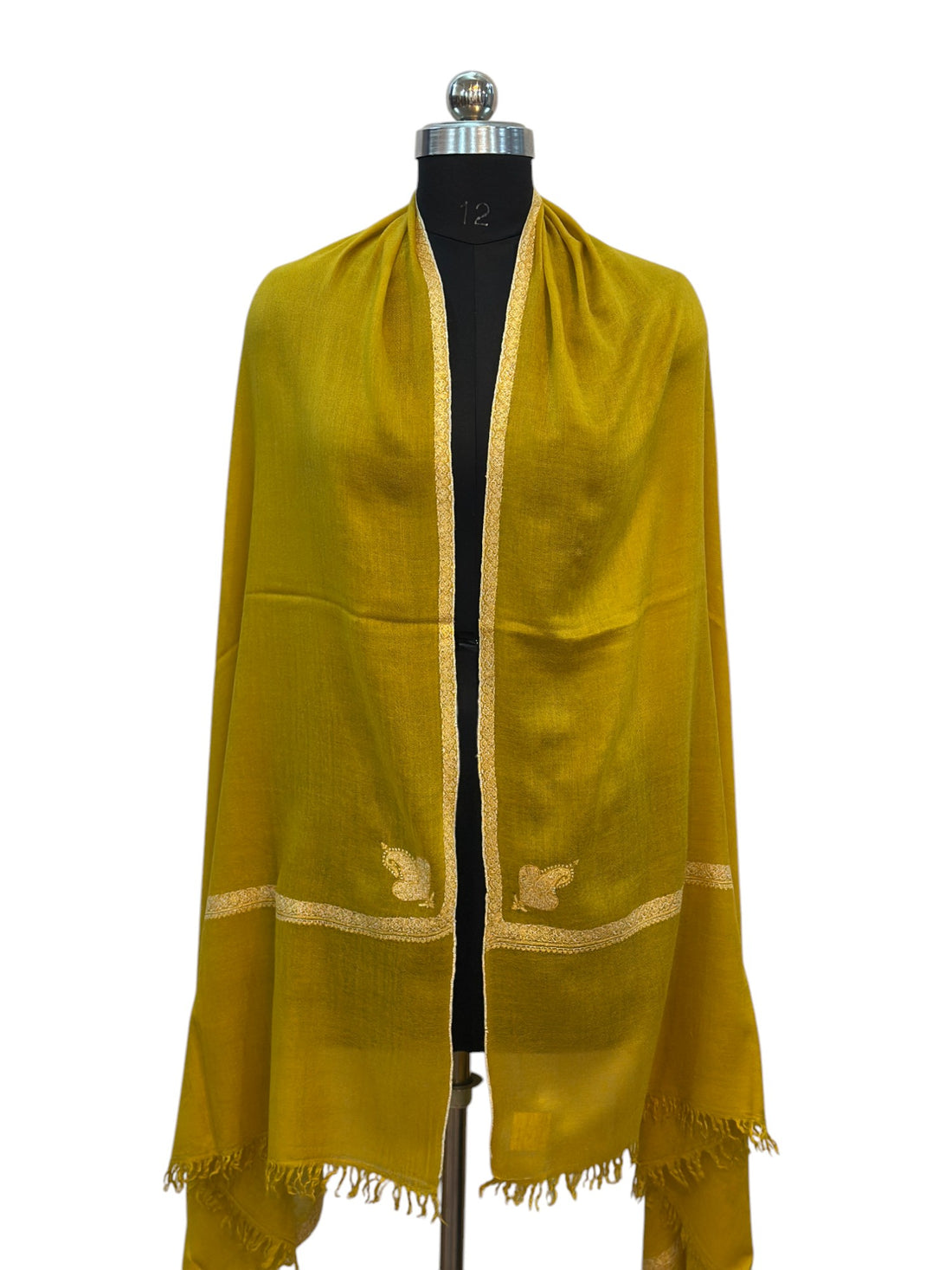 Golden Radiance Pashmina Shawl