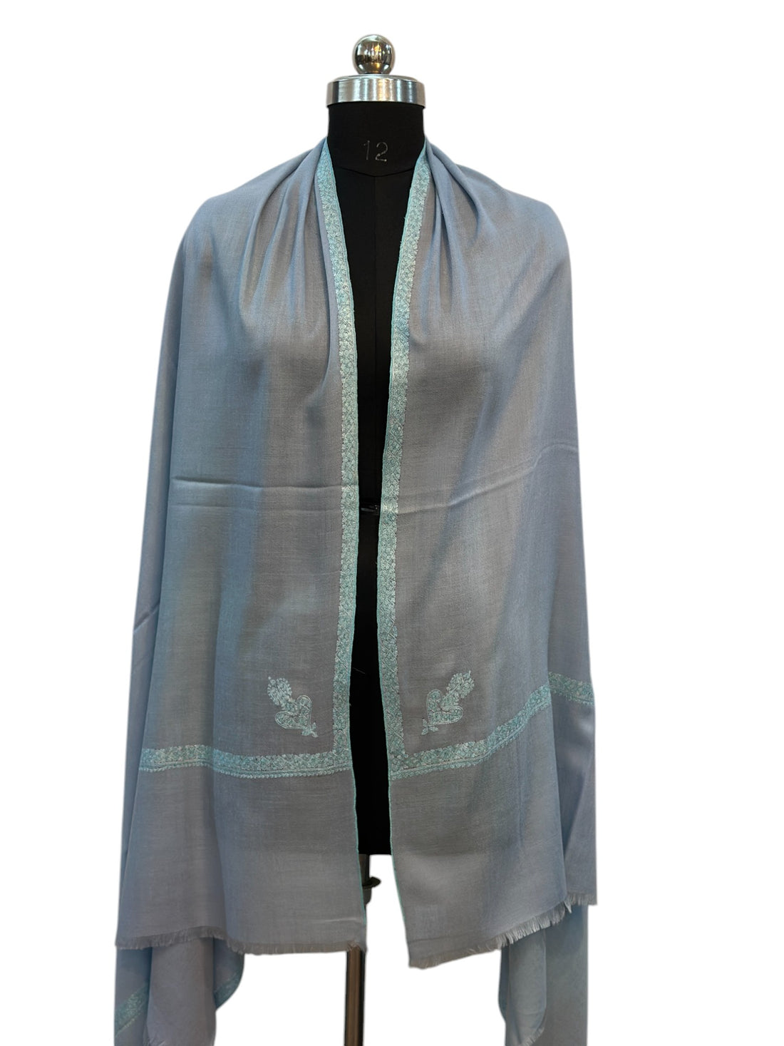 Azure Radiance Pashmina Shawl