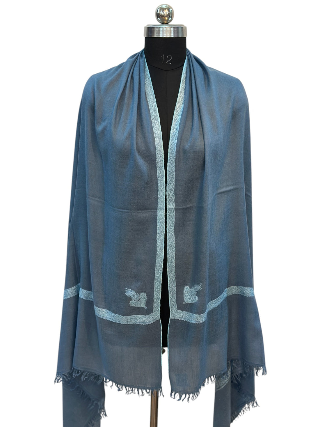 Silver Mist Pashmina Shawl