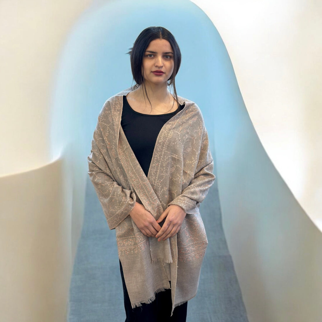 Dawn Handwoven Pashmina