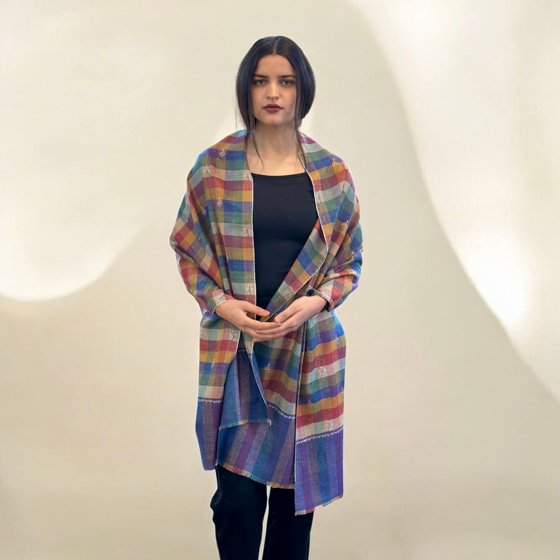 Spectrum Radiance Buti Dar Pashmina Stole