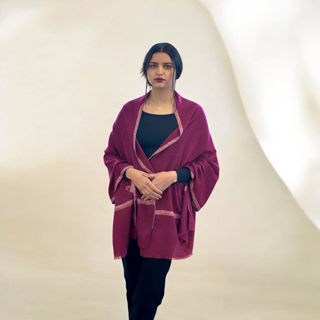 Gulnar Hashidar Pashmina Stole