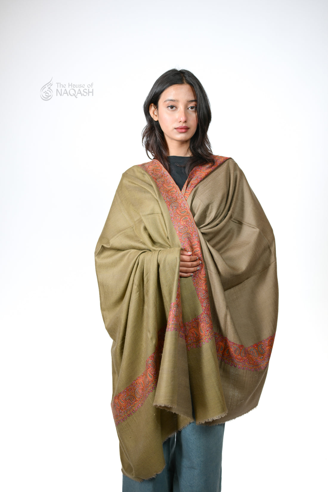 Twist Wrap Reversible GI Pashmina Shawl