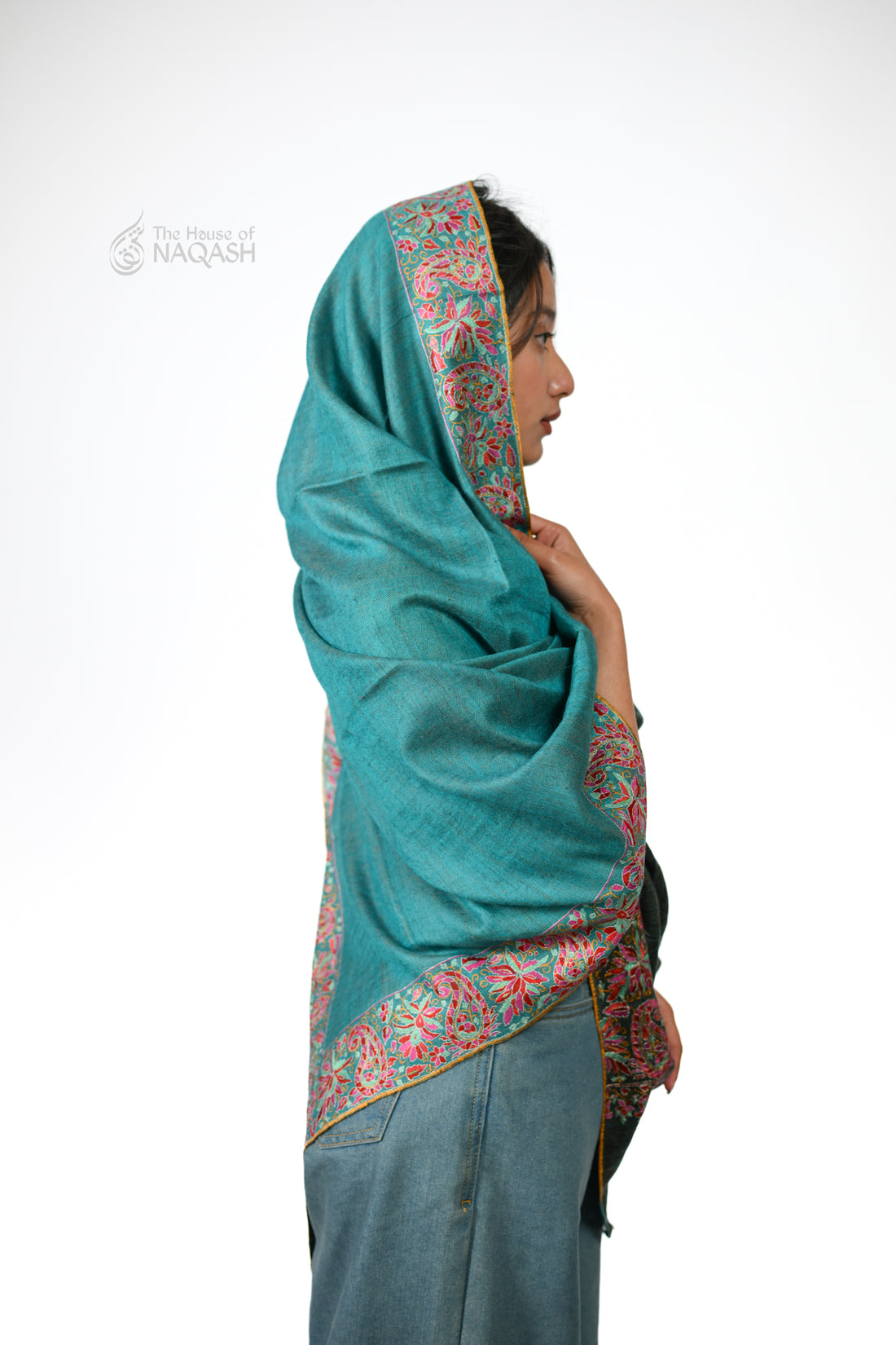 Flip Reversible GI Pashmina Shawl