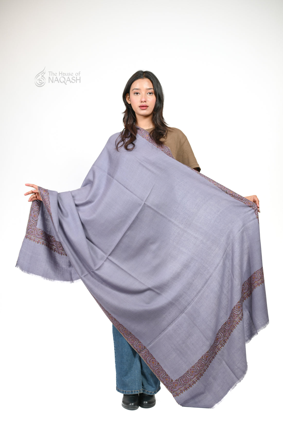 Nocturne Radiance GI Pashmina Shawl