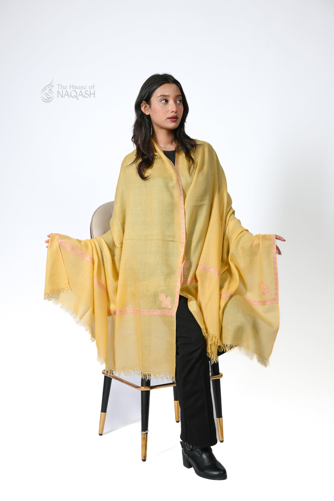 Sunfire Serenade Pashmina Shawl