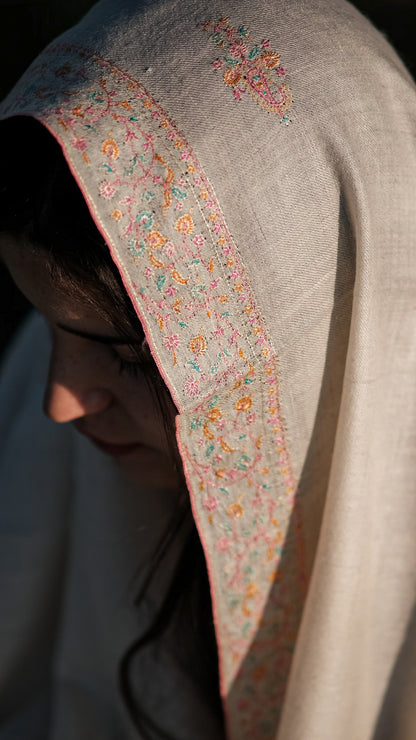 Creamy Comfort GI Pashmina Shawl